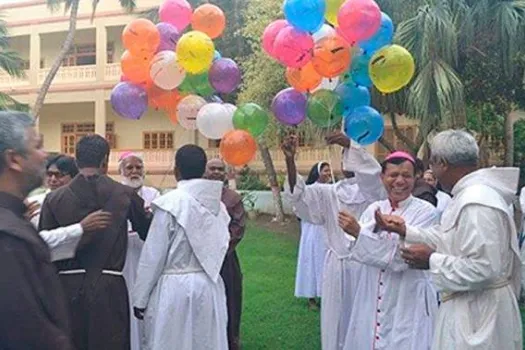 Franziskaner feiern das 75-jährige Bestehen ihres Ordens in Karatschi (Pakistan) im Jahr 2014.  / P. Younis Hussain