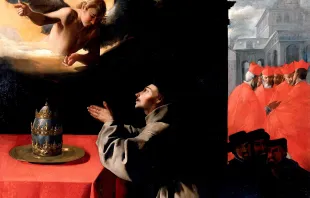 Francisco de Zurbaráns Gemälde "Der Heilige Bonaventura betet über eine gute Papstwahl" entstand im Jahr 1628-29. 
 / CNA/Paul Badde