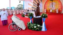 Papst Franziskus bei der Messe in Kinshasa am 1. Februar 2023 / Vatican Media