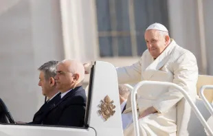 Papst Franziskus am 19. April 2023 / Vatican Media