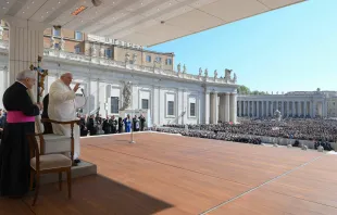 Papst Franziskus am 19. April 2023 / Vatican Media