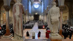 Papst Franziskus mit Priestern, Seminaristen und Ordensleuten am 18. Mai 2024 in Verona / Vatican Media