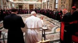 Papst Franziskus mit den deutschen Bischöfen / Vatican Media