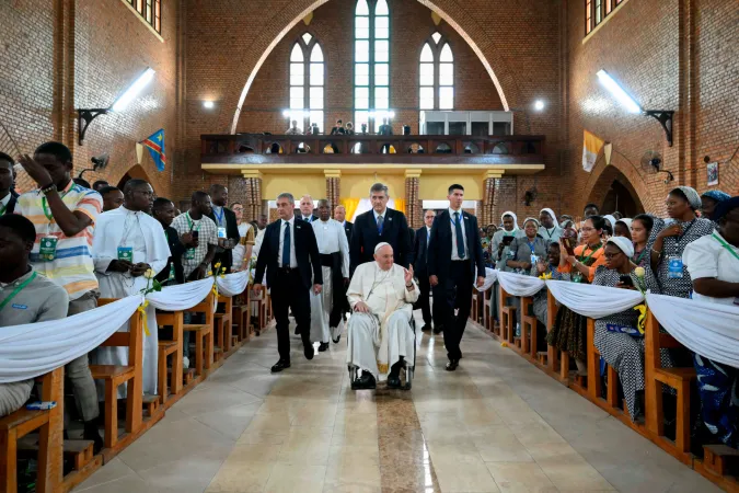 Papst Franziskus in der Demokratischen Republik Kongo am 2. Februar 2023