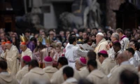 Papst Franziskus am Neujahrstag 2025 / Daniel Ibáñez / EWTN News