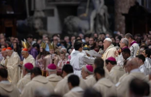 Papst Franziskus am Neujahrstag 2025 / Daniel Ibáñez / EWTN News