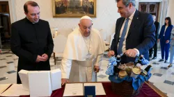Papst Franziskus und der bayerische Ministerpräsident Markus Söder am 11. Mai 2024 / Vatican Media