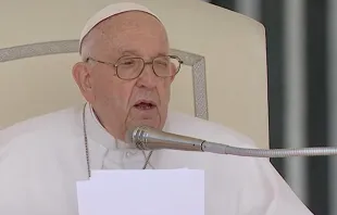 Papst Franziskus am 24. Mai 2023 / screenshot / YouTube / Vatican News