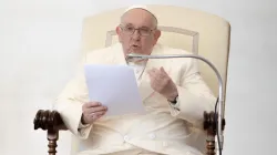 Papst Franziskus am 5. April 2023 / Daniel Ibáñez / CNA Deutsch
