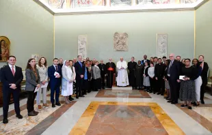 Papst Franziskus mit der Päpstlichen Kommission für den Schutz von Minderjährigen / Vatican Media
