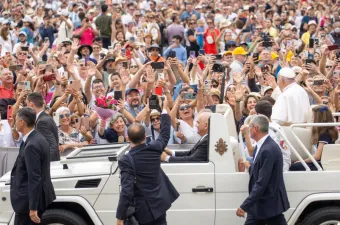 Papst Franziskus / Daniel Ibáñez / CNA Deutsch