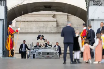 Generalaudienz mit Papst Franziskus / Daniel Ibáñez / CNA Deutsch