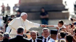 Papst Franziskus bei der Generalaudienz am 19. Juni 2019 / Daniel Ibanez / CNA Deutsch