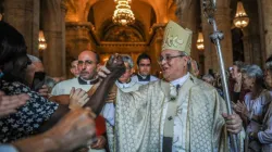 Kardinal Jaime Ortega bei seiner letzten Feier der heiligen Messe als Erbischof von Havanna am 7. Mai 2016 / AFP/Getty Images