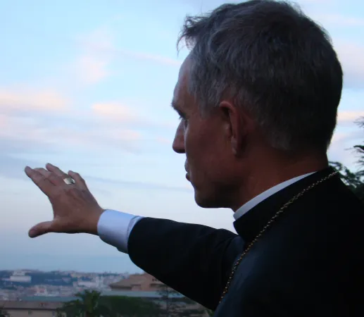 Erzbischof Gänswein auf dem Vatikan-Hügel