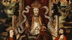 Gottvater auf seinem Thron: Werk eines anonymen deutschen Künstlers (spätes 15. Jahrhundert) / Wikimedia (CC0) 