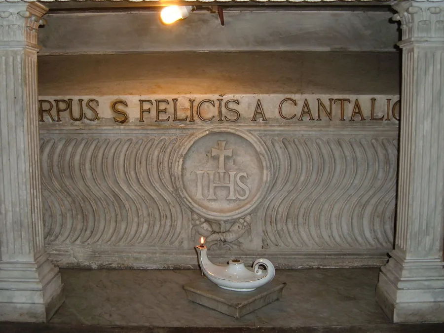 Das Grab des heiligen Felix von Cantalice in Rom