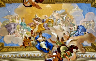 Die Allegorie von Frieden und Himmel: Das 1730 fertiggestellte Kunstwerk von Daniel Gran im Prunksaal der Österreichischen Nationalbibliothek / Alberto Fernandez Fernandez via Wikimedia (CC BY 2.5)