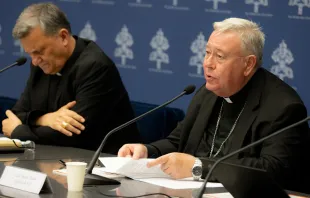 Kardinal Mario Grech, Kardinal Jean-Claude Hollerich SJ / Daniel Ibáñez / CNA Deutsch