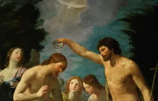 Taufe Christi (Ausschnitt) von Guido Reni, um 1622 / Kunsthistorisches Museum Wien / Wikimedia (CC0)