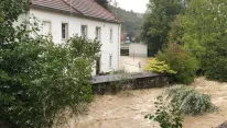 Bilder vom Hochwasser in Heiligenkreuz am 15. September 2024. / Priesterseminar Leopoldinum