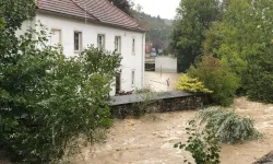 Bilder vom Hochwasser in Heiligenkreuz am 15. September 2024. / Priesterseminar Leopoldinum