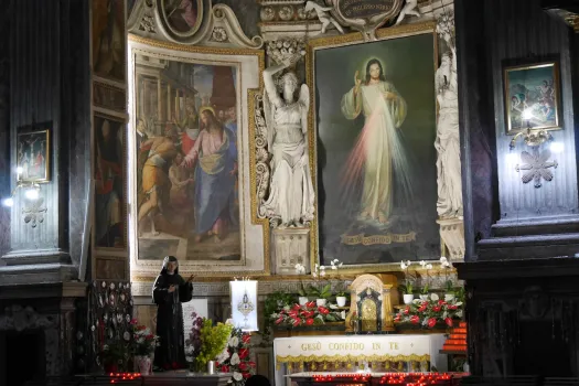 Santo Spirito in Sassia in Rom: Seit 1994 ist das Gotteshaus auch offizieller Schrein der Göttlichen Barmherzigkeit / Joanna Łukaszuk-Ritter 