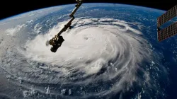 Hurrikan Florence, vom All aus gesehen / NASA