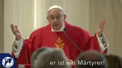 Papst Franziskus über Pfarrer Jacques Hamel. / CNA/EWTN News