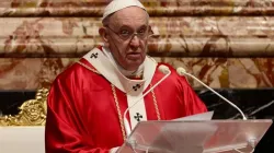 Papst Franziskus predigt am 5. November 2020 im Petersdom des Vatikans. / EWTN News-CNA Deutsch / Daniel Ibáñez / Vatican Pool