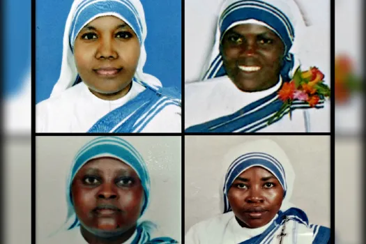 Schwester Anselm, Sr. Reginette, Sr. Marguerite, Sr. Judith (von links oben im Uhrzeigersinn) / CNA/Apostolisches Vikariat Südarabien