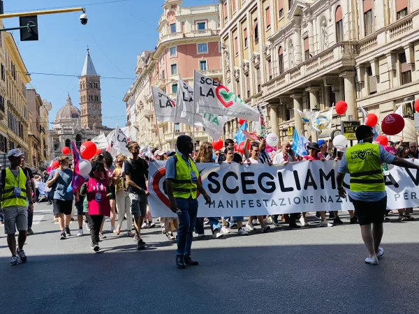 Der Marsch für das Leben 2022 in Rom
