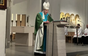 Kardinal Kurt Koch bei der Eröffnung des "Benedikt XVI. Forums" am 7. November 2025 im Mariendom in Hamburg. / Rudolf Gehrig / CNA Deutsch