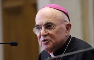 Erzbischof Carlo Maria Viganò in Rom am 18. Mai 2018.  / Edward Pentin / National Catholic Register