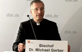 Bischof Michael Gerber von Fulda bei der Herbst-Vollversammlung der deutschen Bischofskonferenz in Wiesbaden am 26. September 2023 / Martin Rothweiler / EWTN