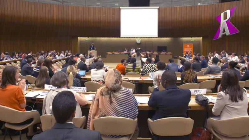 Migration im Gespräch: Konferenzsaal der UN