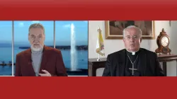 Erzbischof Ivan Jurkovic (re.) im Interview mit Christian Peschken / Screenshot