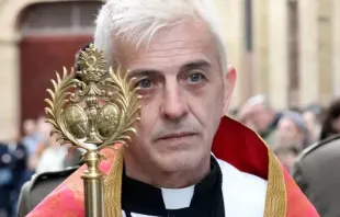 Pfarrer Javier Sánchez (60) starb am 4. April 2024 an den Folgen der Verbrennungen, die er in der Osternacht erlitt / Óscar Cortel/Erzbistum Saragossa