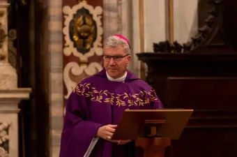 Bischof Jeffrey Monforton im Jahr 2019 / Daniel Ibáñez / CNA Deutsch