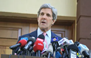 US-Außenminister John Kerry bei einer Pressekonferenz im Jahr 2011. / Al Jazeera English via Wikimedia (CC BY-SA 2.0)