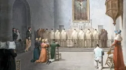 Guillaume-Joseph Roques: "Das Innere der Kapelle der Inquisition" / gemeinfrei