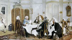 Immanuel Kant und seine Tischgenossen: Gemälde von Emil Doerstling / Wikimedia (CC0) 