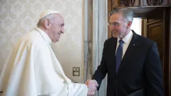 Papst Franziskus trifft Patrick E. Kelly, Oberster Ritter des Kolumbus-Ritterordens, 25. Oktober 2021 / Vatican Media