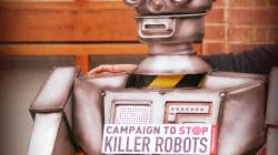 Kein Scherz: Die "Kampagne zum Stopp von Killer-Robotern" setzt sich bei den Vereinten Nationen ein. / Campaign to Stop Killer Robots via Flickr (CC BY 2.0)