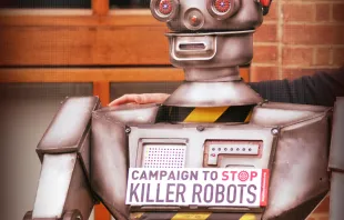 Kein Scherz: Die "Kampagne zum Stopp von Killer-Robotern" setzt sich bei den Vereinten Nationen ein. / Campaign to Stop Killer Robots via Flickr (CC BY 2.0)