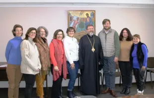 Großerzbischof Swjatoslaw Schewtschuk mit einer Delegation von „Kirche in Not“ / Kirche in Not