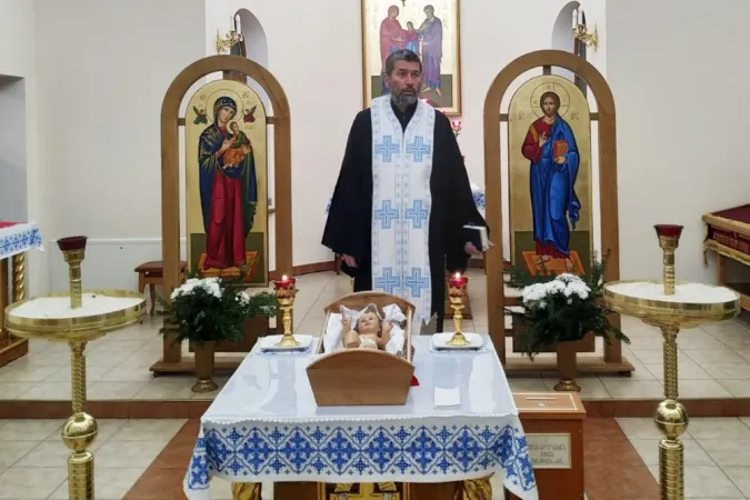 Der seit November 2022 inhaftierte Pater Bohdan Heletta in der Redemptoristenkirche in Berdjansk (Archivbild)