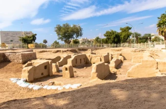 Überreste der uralten Kirche in Aqaba / Sanad Sahliyeh / ACI MENA