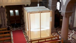 „Kirchenbox“ in der ehemaligen Mainzer Kapuzinerkirche / screenshot / YouTube / Bistum Mainz