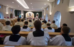 Messe in der Kapelle eines Priesterseminars in Posen (Poznań), am 15. September 2018. / Mazur/catholicnews.org.uk